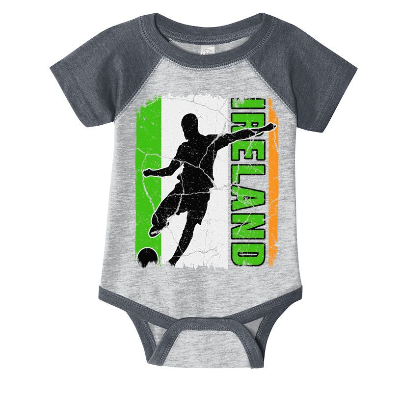 Ireland Soccer Team Irish Flag Jersey Football Fans Infant Baby Jersey Bodysuit