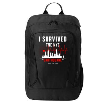 I Survived The Nyc Earthquake 5th April 2024 City Backpack