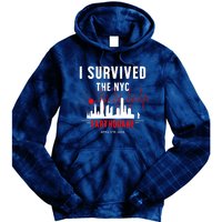 I Survived The Nyc Earthquake 5th April 2024 Tie Dye Hoodie