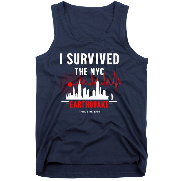 I Survived The Nyc Earthquake 5th April 2024 Tank Top