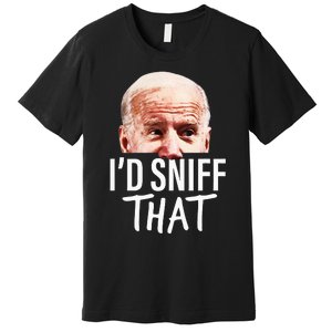 ID Sniff That. Anti Joe Biden Premium T-Shirt