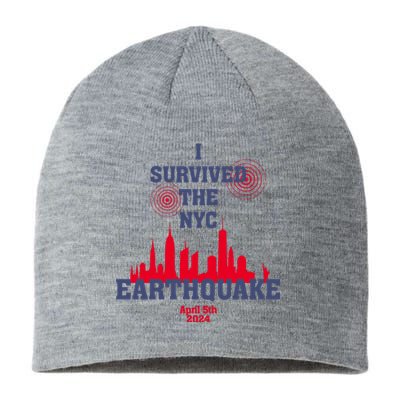 I Survived The Nyc Earthquake 5th April 2024 Sustainable Beanie