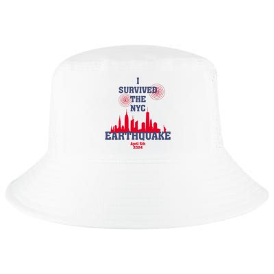 I Survived The Nyc Earthquake 5th April 2024 Cool Comfort Performance Bucket Hat