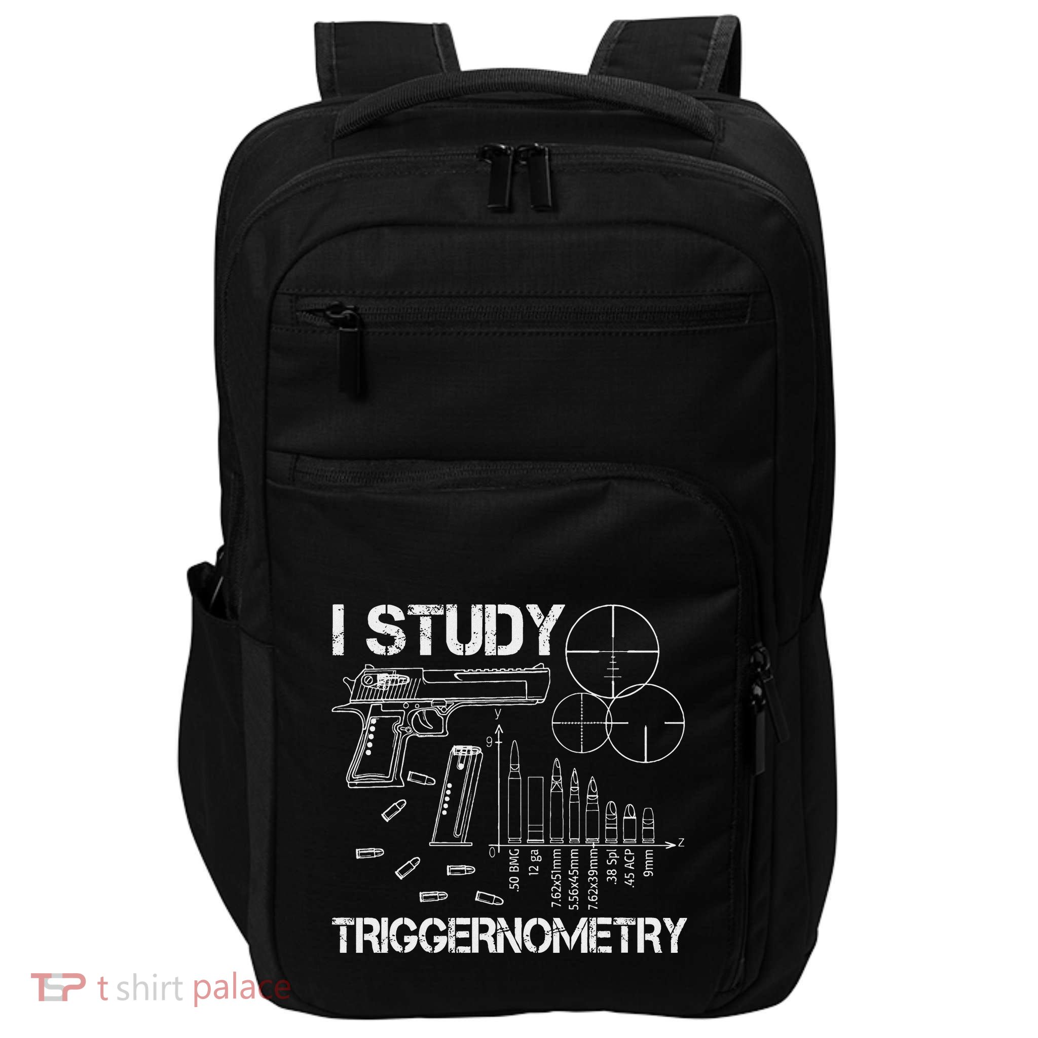 I Study Triggernometry Gun Impact Tech Backpack