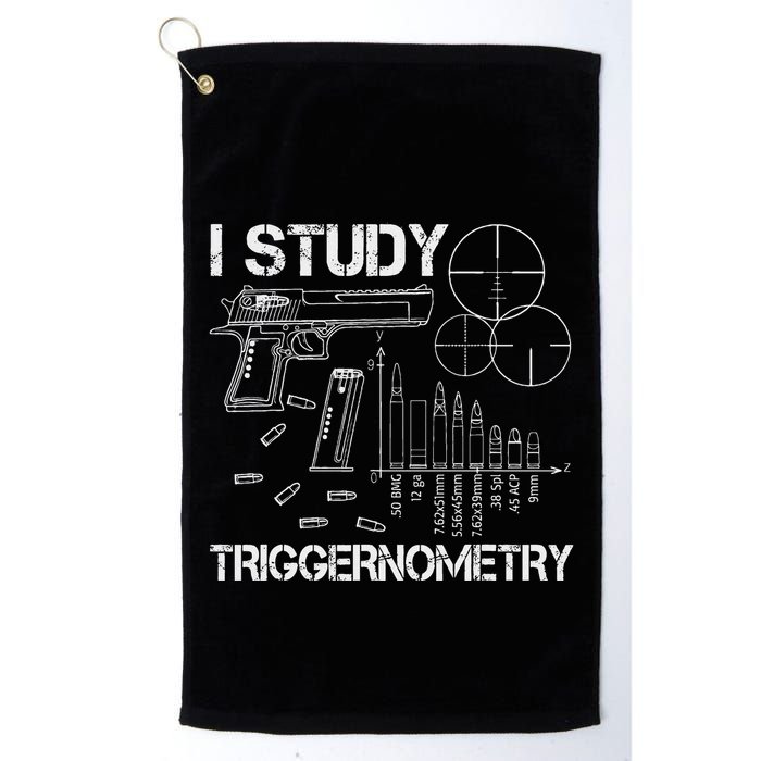 I Study Triggernometry Gun Golf Towel