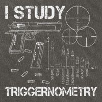 I Study Triggernometry Gun Cotton Canvas Backpack