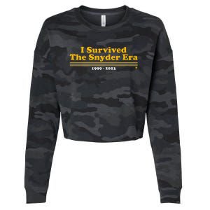 I Survived The Snyder Era Washington D.C. Football Cropped Pullover Crew