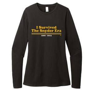 I Survived The Snyder Era Washington D.C. Football Womens CVC Long Sleeve Shirt