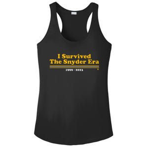 I Survived The Snyder Era Washington D.C. Football Ladies PosiCharge Competitor Racerback Tank