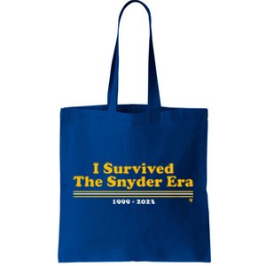 I Survived The Snyder Era Washington D.C. Football Tote Bag