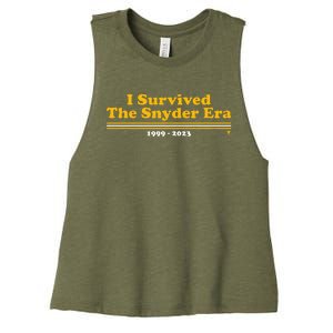 I Survived The Snyder Era Washington D.C. Football Women's Racerback Cropped Tank