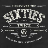 I SURVIVED The SIXTIES TWICE Built In 60s 70th 60th Birthday Cool Comfort Performance Bucket Hat