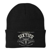 I SURVIVED The SIXTIES TWICE Built In 60s 70th 60th Birthday Beanie