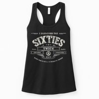I SURVIVED The SIXTIES TWICE Built In 60s 70th 60th Birthday Womens Tank Top