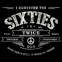I SURVIVED The SIXTIES TWICE Built In 60s 70th 60th Birthday Wool Snapback Cap