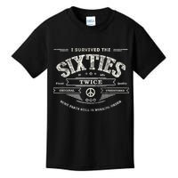I SURVIVED The SIXTIES TWICE Built In 60s 70th 60th Birthday Kids T-Shirt