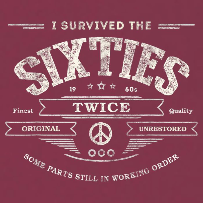 I SURVIVED The SIXTIES TWICE Built In 60s 70th 60th Birthday 16oz Travel Tumbler