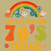 I Survived the 70s Twice Funny 90th Birthday Retro Tall Long Sleeve T-Shirt