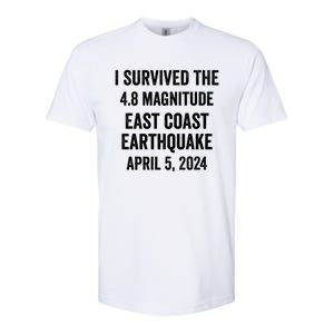 I Survived The April 5 East Coast Earthquake 2024 Softstyle CVC T-Shirt