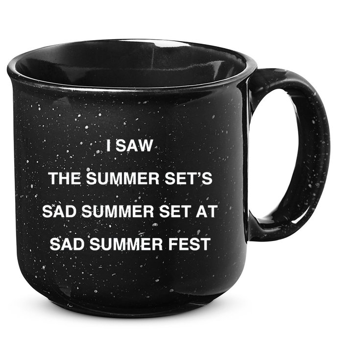 I Saw The Summer SetS Sad Summer Set At Sad Summer Fest 15oz Campfire Ceramic Mug