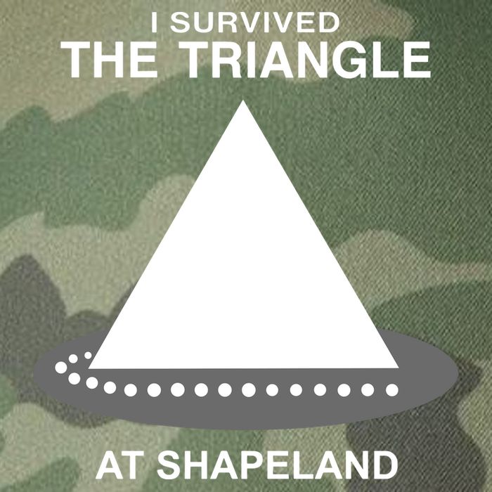 I Survived The Triangle At Shapeland Legacy Tie Dye Trucker Hat