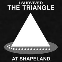 I Survived The Triangle At Shapeland Ladies PosiCharge Tri-Blend Wicking Tank