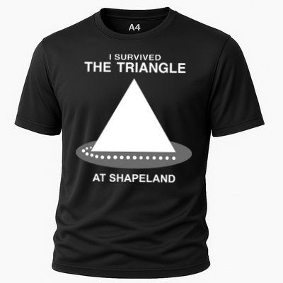 I Survived The Triangle At Shapeland Performance Shirt