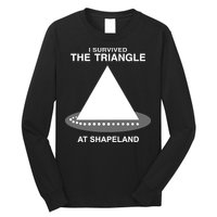 I Survived The Triangle At Shapeland Long Sleeve Shirt