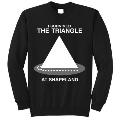 I Survived The Triangle At Shapeland Sweatshirt
