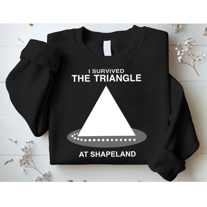 I Survived The Triangle At Shapeland Sweatshirt