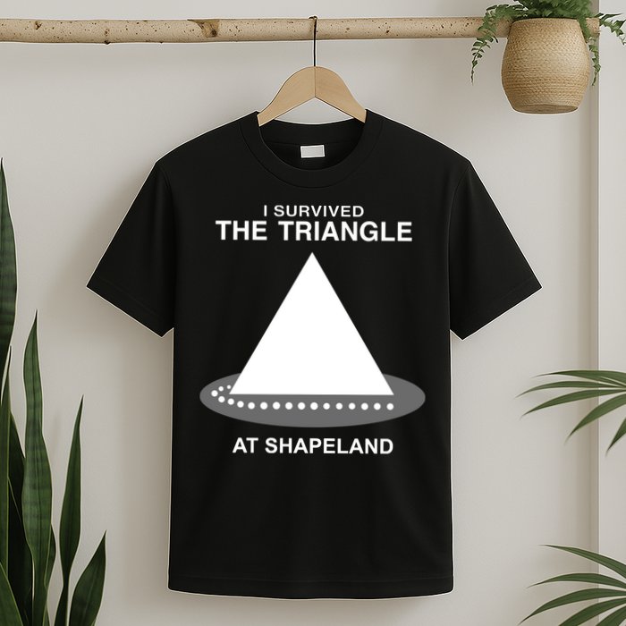 I Survived The Triangle At Shapeland T-Shirt