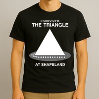 I Survived The Triangle At Shapeland T-Shirt