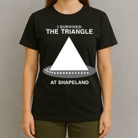 I Survived The Triangle At Shapeland T-Shirt