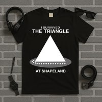 I Survived The Triangle At Shapeland T-Shirt
