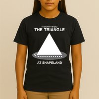 I Survived The Triangle At Shapeland T-Shirt
