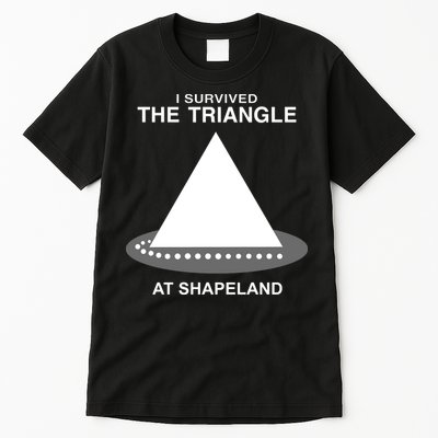 I Survived The Triangle At Shapeland Tall T-Shirt
