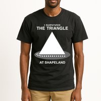 I Survived The Triangle At Shapeland Tall T-Shirt