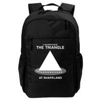I Survived The Triangle At Shapeland Daily Commute Backpack