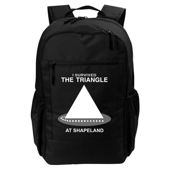 I Survived The Triangle At Shapeland Daily Commute Backpack