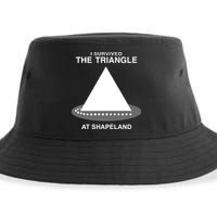 I Survived The Triangle At Shapeland Sustainable Bucket Hat