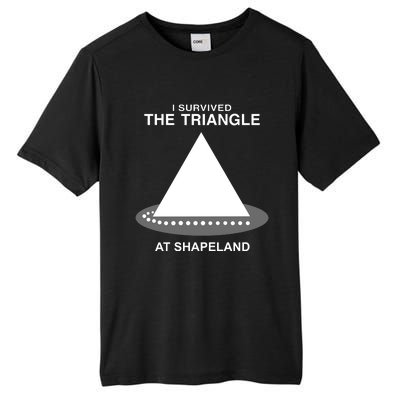 I Survived The Triangle At Shapeland Tall Fusion ChromaSoft Performance T-Shirt