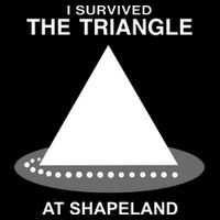 I Survived The Triangle At Shapeland Drawstring Bag
