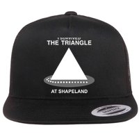 I Survived The Triangle At Shapeland Flatbill Hat