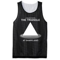 I Survived The Triangle At Shapeland Mesh Reversible Basketball Jersey Tank