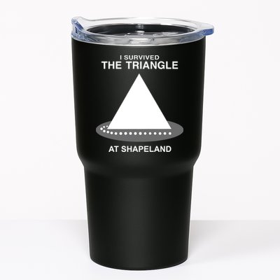 I Survived The Triangle At Shapeland Tumbler