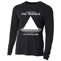 I Survived The Triangle At Shapeland Cooling Performance Long Sleeve Crew