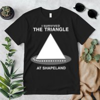 I Survived The Triangle At Shapeland Premium T-Shirt