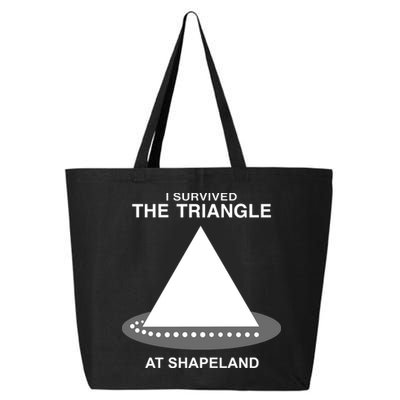 I Survived The Triangle At Shapeland 25L Jumbo Tote