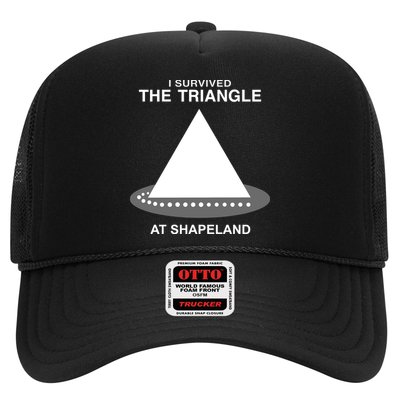 I Survived The Triangle At Shapeland Trucker Hat