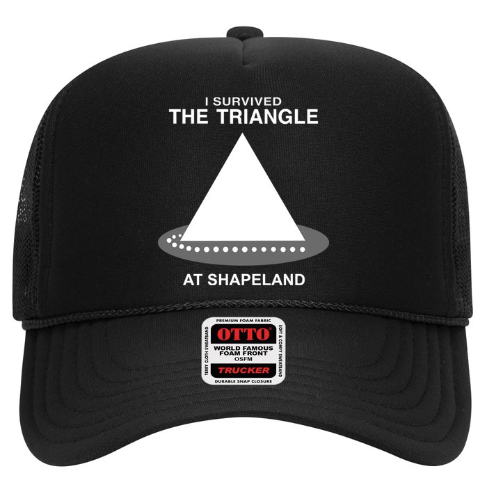 I Survived The Triangle At Shapeland Trucker Hat